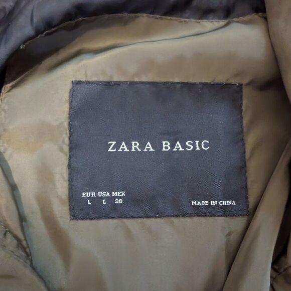 Zara Olive Hooded Jacket - Picture 3 of 3